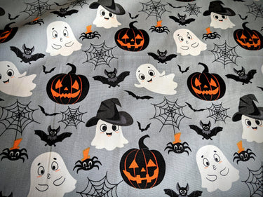 Halloween Fabric, 100% Cotton Poplin, Quilting Fabric